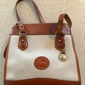 Classic Tan and Cream Dooney & Bourke Purse